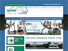 Tablet Screenshot of consumersenergy.coop